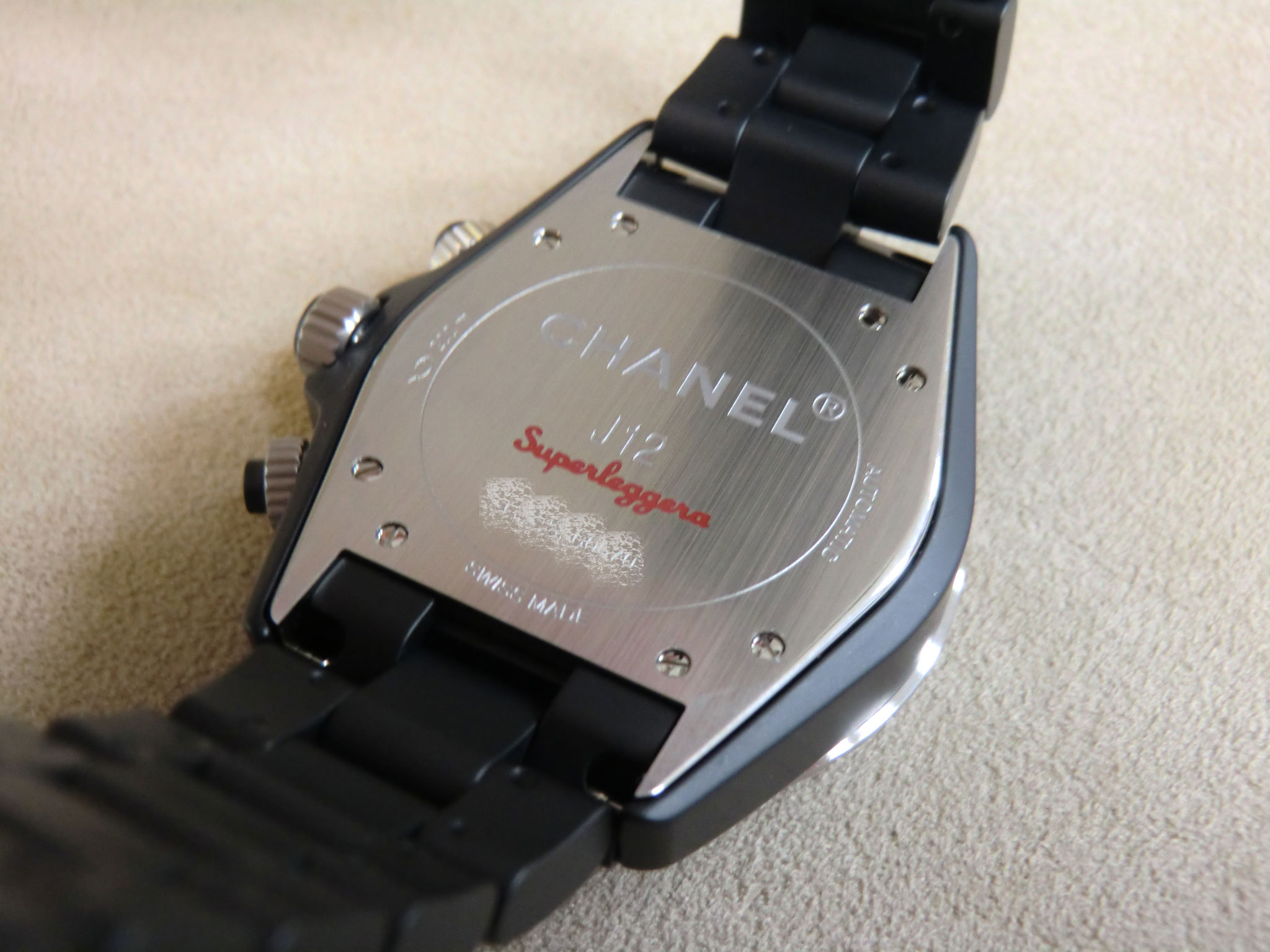 シャネル CHANEL H3409 ブラック メンズ 腕時計